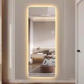 Rechteckiger Spiegel mit LED-Beleuchtung - 50x160cm